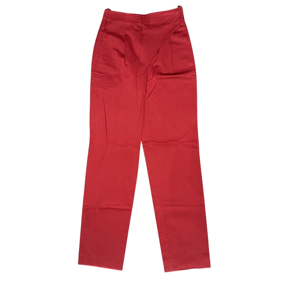 Derek Lam Asymmetric High Waist Straight Leg Pants Trousers Sample Minimalist